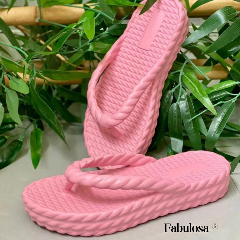 Chinelo 3 Tranças Feminino Fabulosa + Brinde exclusivo e Frete Grátis