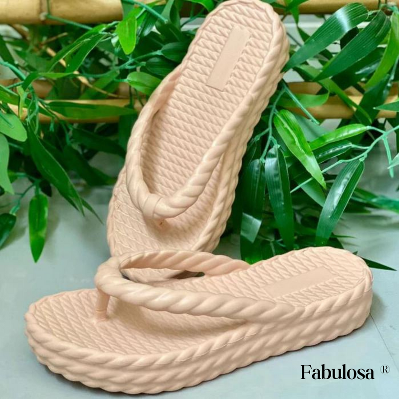 Chinelo 3 Tranças Feminino Fabulosa + Brinde exclusivo e Frete Grátis